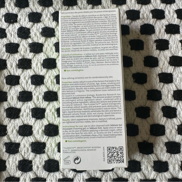 Bioderma NEW Sebium Pore Refiner 1 fl oz30 ml. Acne & Blemish Treatment Exp 3/26 - Picture 6 of 7